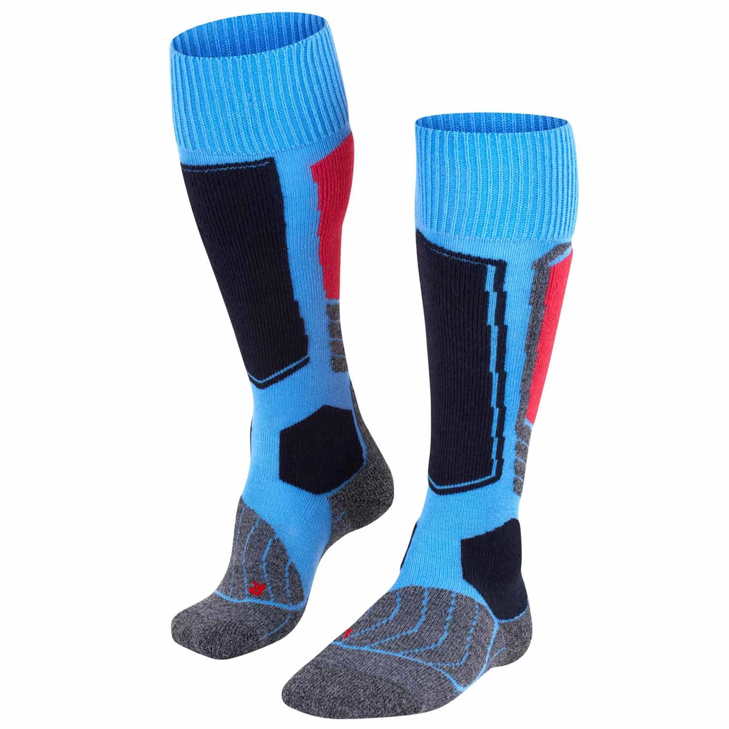 Falke SK1 Womens Ski Sock Blue Note 1 Falke SK1 Womens Ski Sock Blue Note
