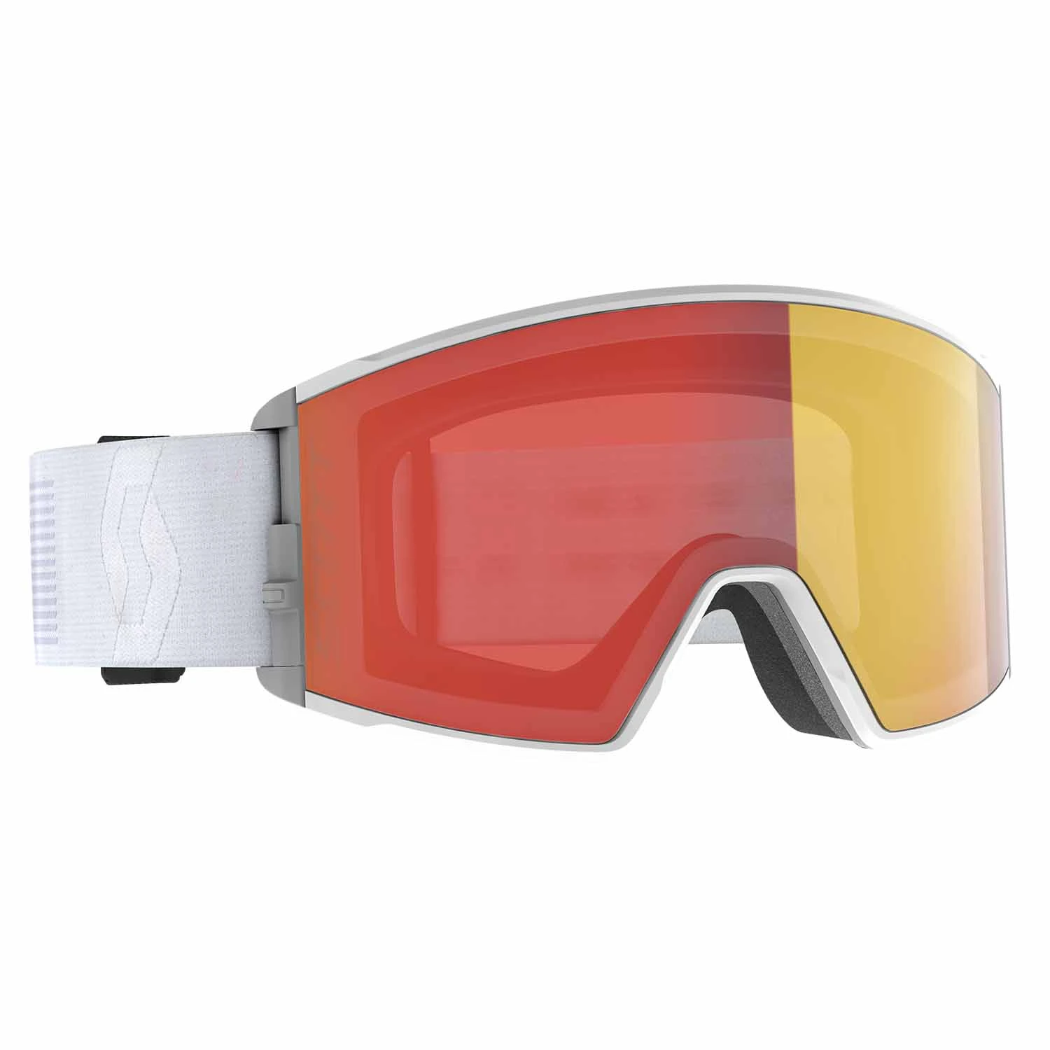 Scott React Light Sensitive Ski Goggles Mineral White 1 Scott React Light Sensitive Ski Goggles Mineral White