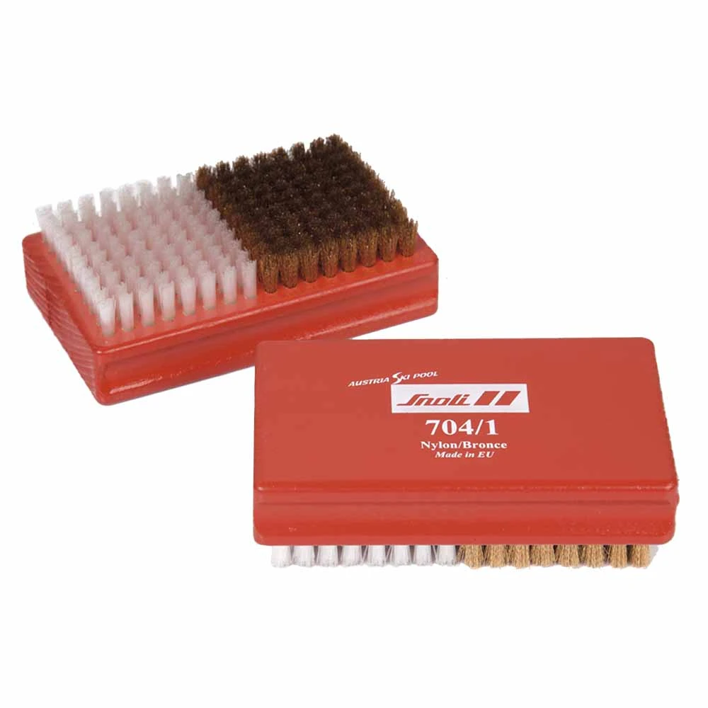 Snoli Nylon Bronze Ski And Snowboard Base Brush 1 Snoli Nylon Bronze Ski And Snowboard Base Brush