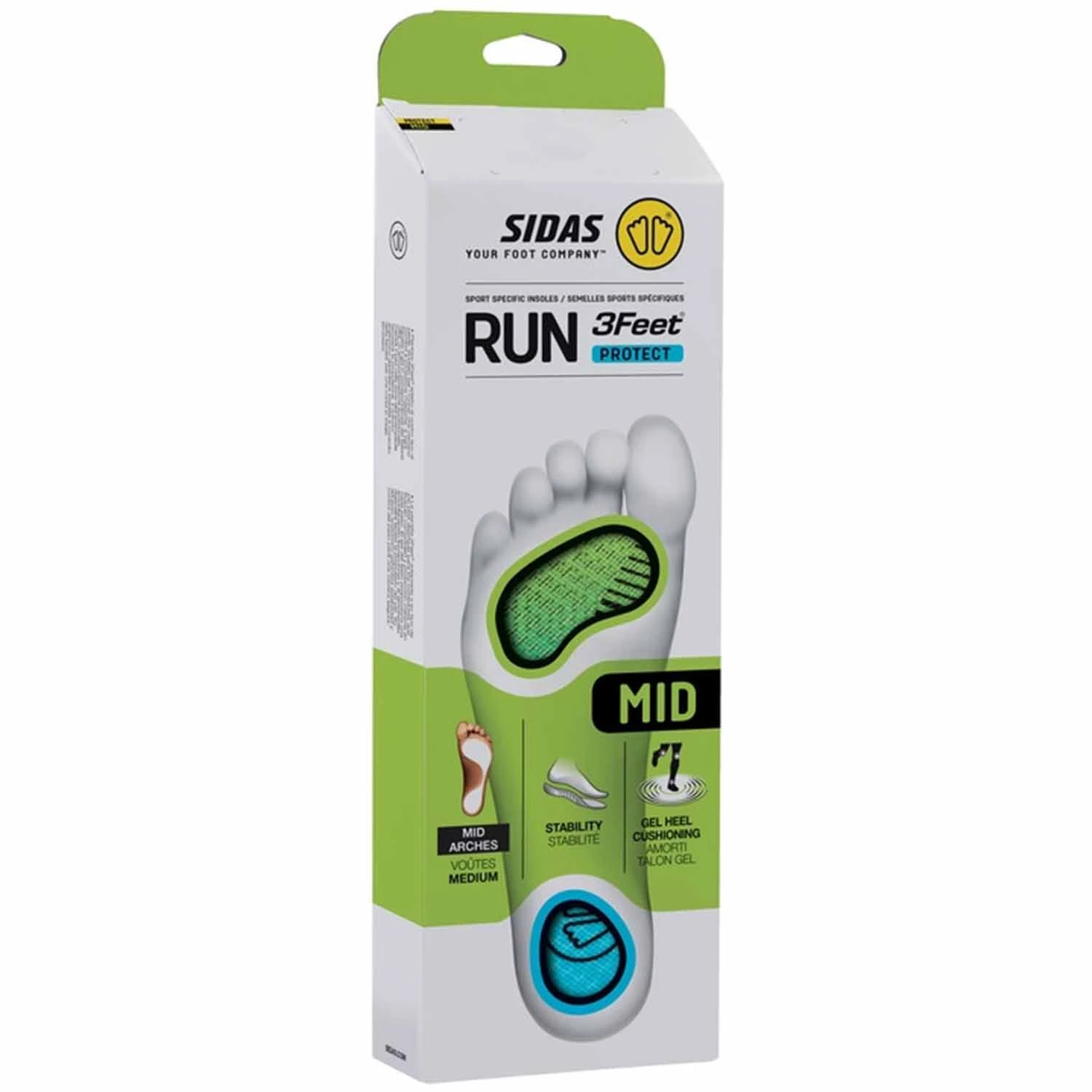 Sidas Run 3Feet Protect Mid Orthotic Insole 2 Sidas Run 3Feet Protect Mid Orthotic Insole - Image 2